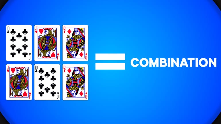 Poker hand combinations probability formula